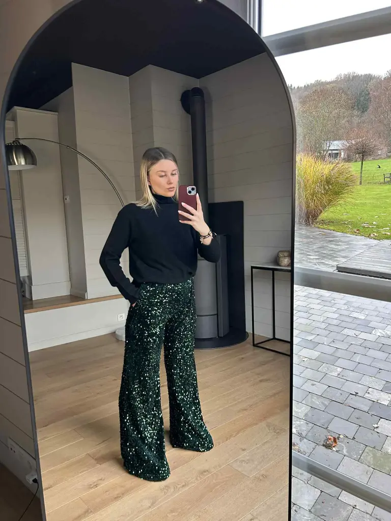 Pantalon Gina Vert Sapin