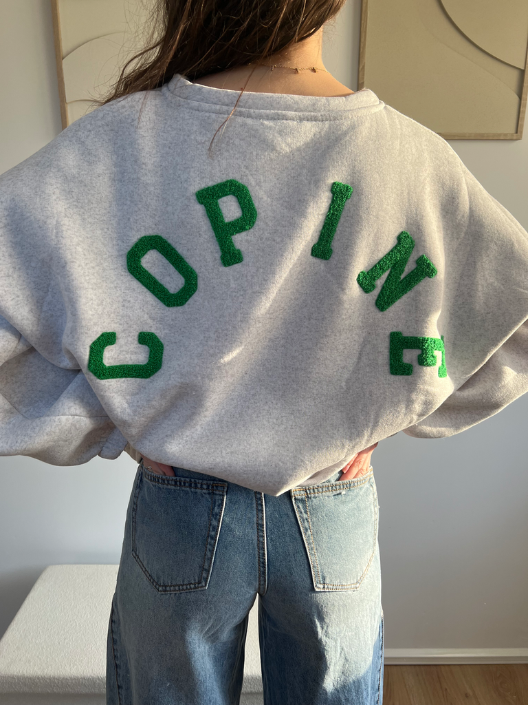 Sweat copine vert 