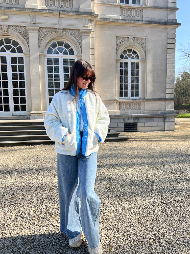 Veste réversible Suzie bleu 