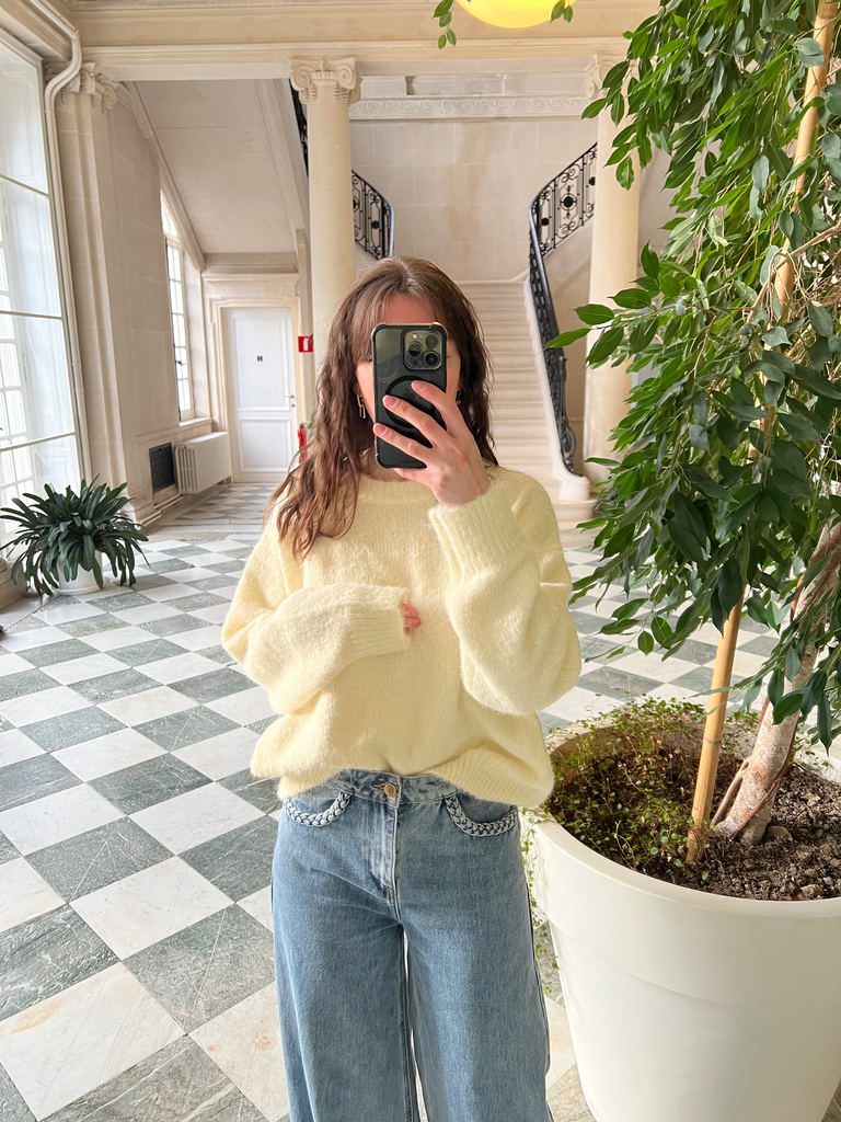 Pull Marie jaune 