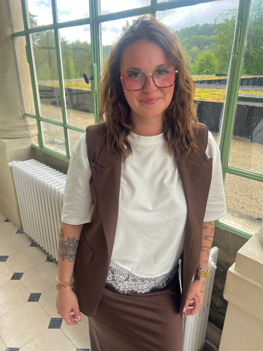 Blazer sans manches Noah - chocolat 